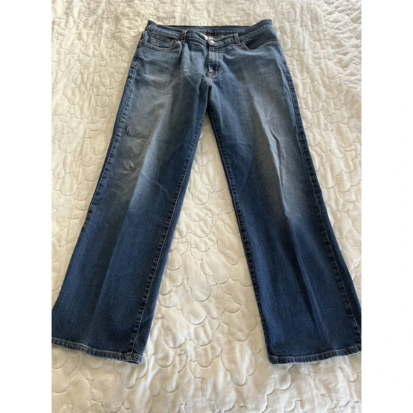 Lucky Brand Jeans Men's 34 Short Classic Baggy Blue Medium Wash Relaxed Flaw 29" - Picture 1 of 12